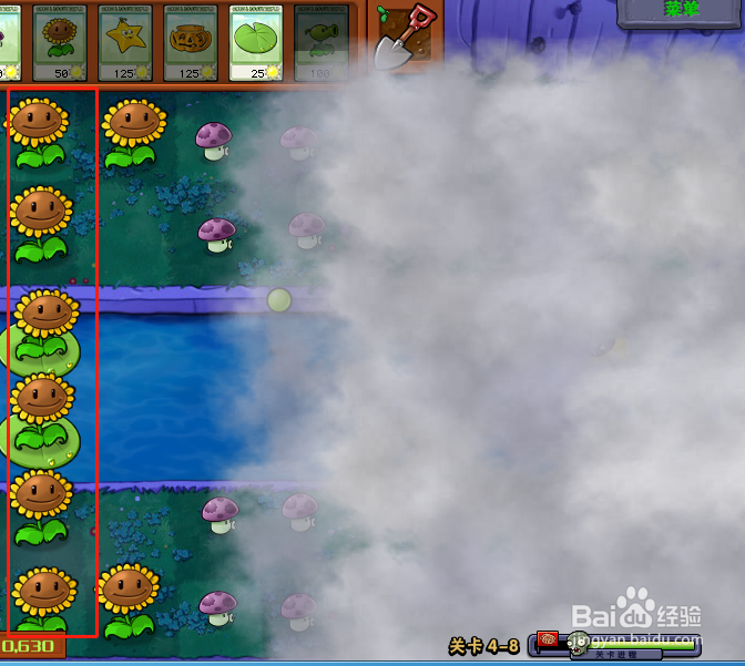 植物大战僵尸无尽版第4-8关怎么过?