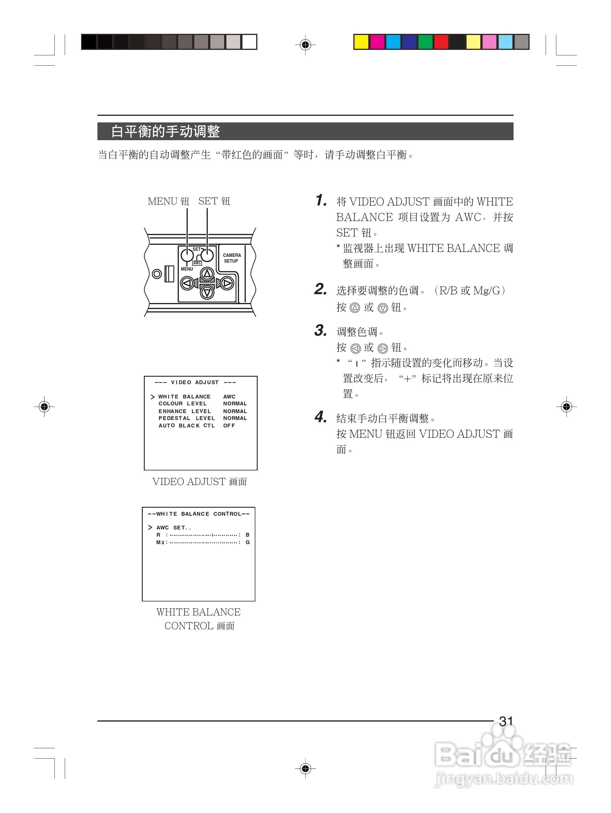 infinova V1027-1彩色视频摄像机使用说明书:[4]
