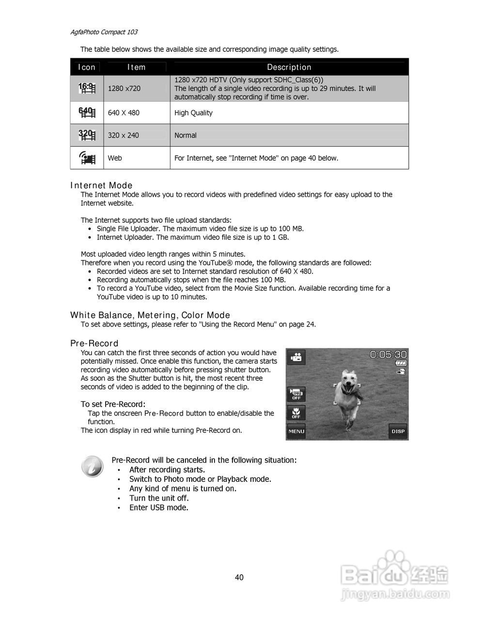 爱克发Compact 103数码相机使用说明书:[5]