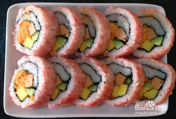 制作美味樱花寿司