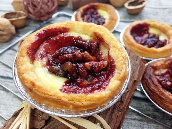 核桃桑葚酱蛋挞