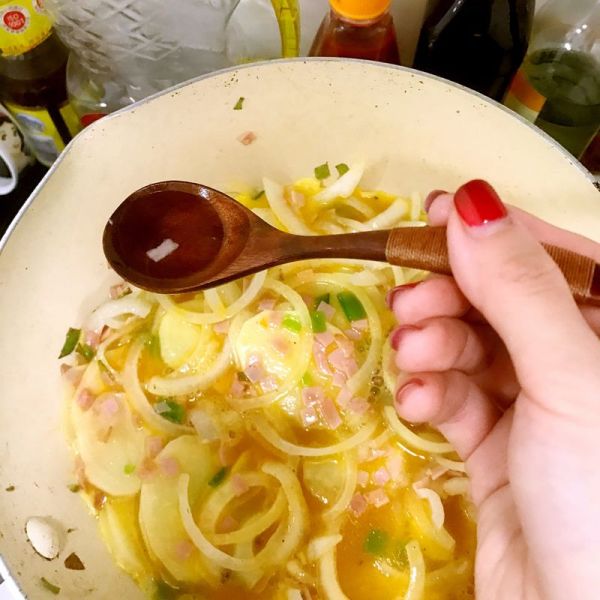 火腿鸡蛋煎土豆