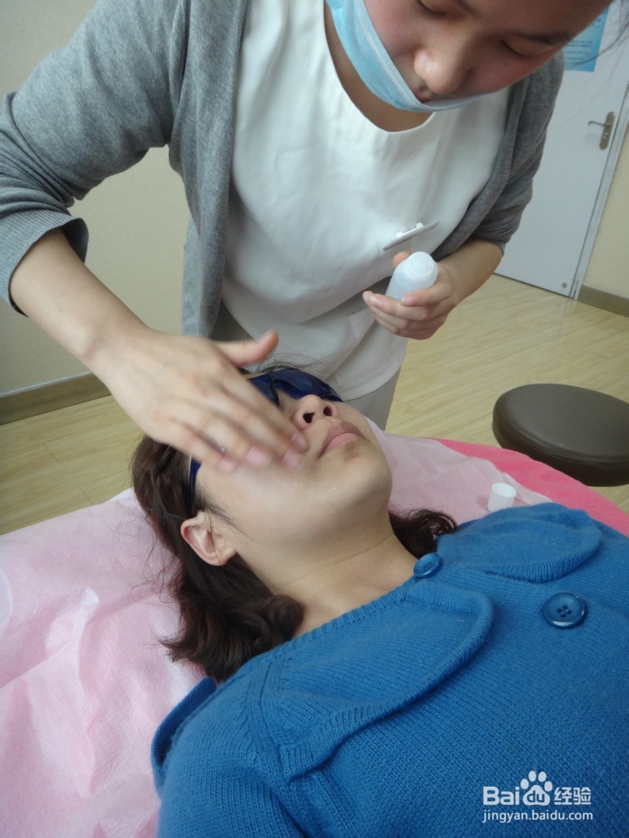 唇毛脱毛全过程