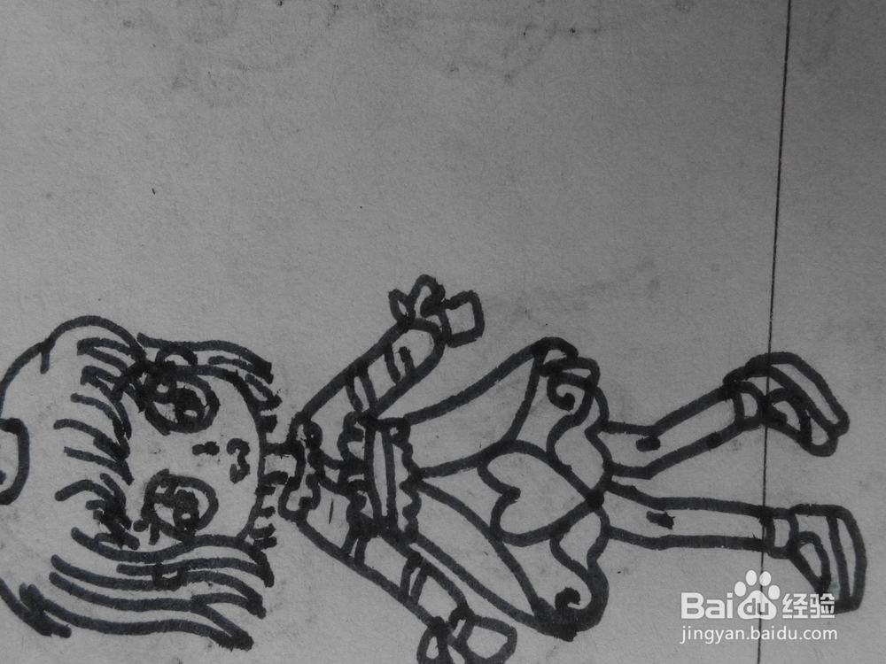 简笔画动漫人物七