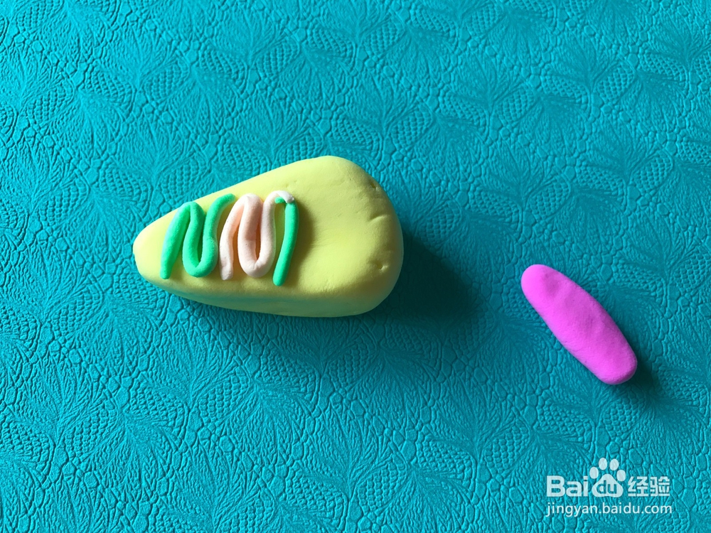 粘土做食物模型的方法