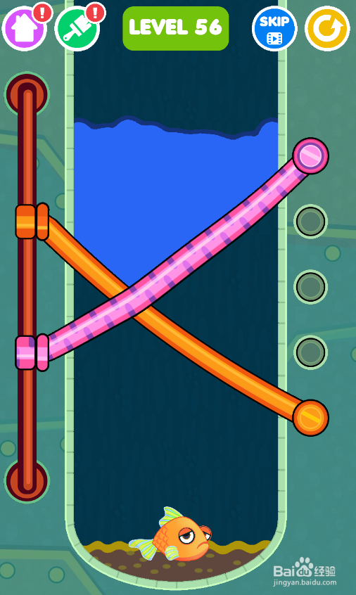 怎样通过Save The Fish的LEVEL 56