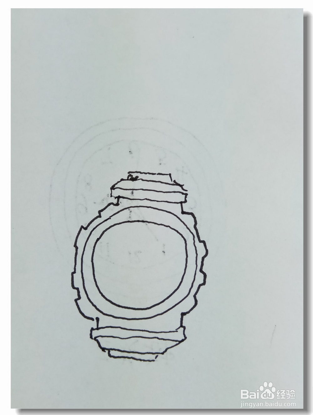 怎样画简笔画”电子手表