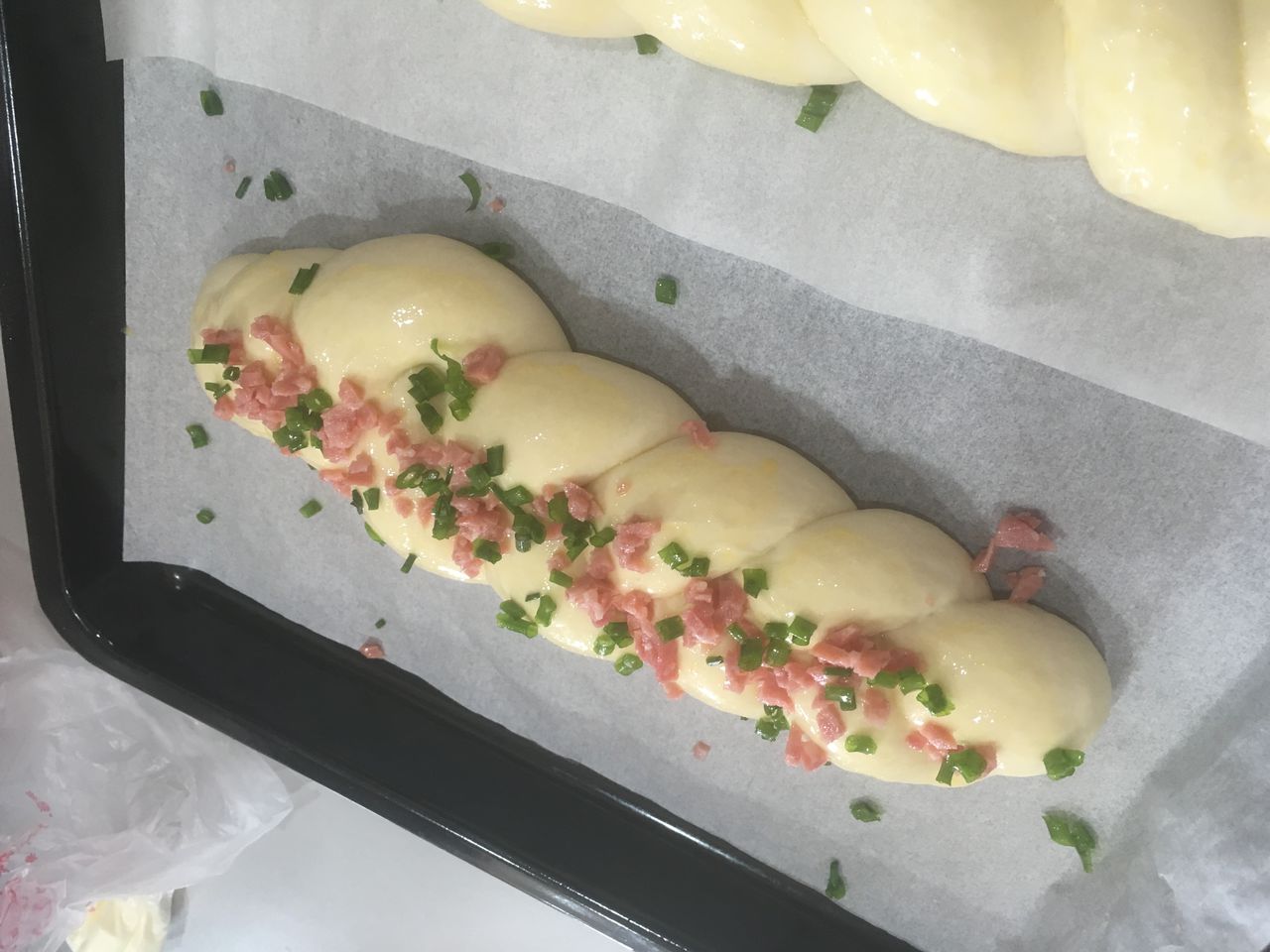 火腿香葱辫子包这样做更好吃