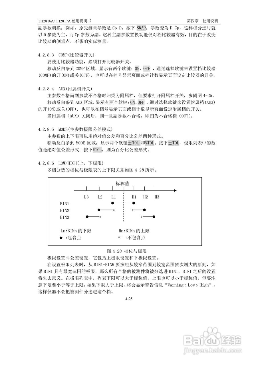 锦流源电子TH2817A/TH2816A LCR数字电桥说明书:[5]