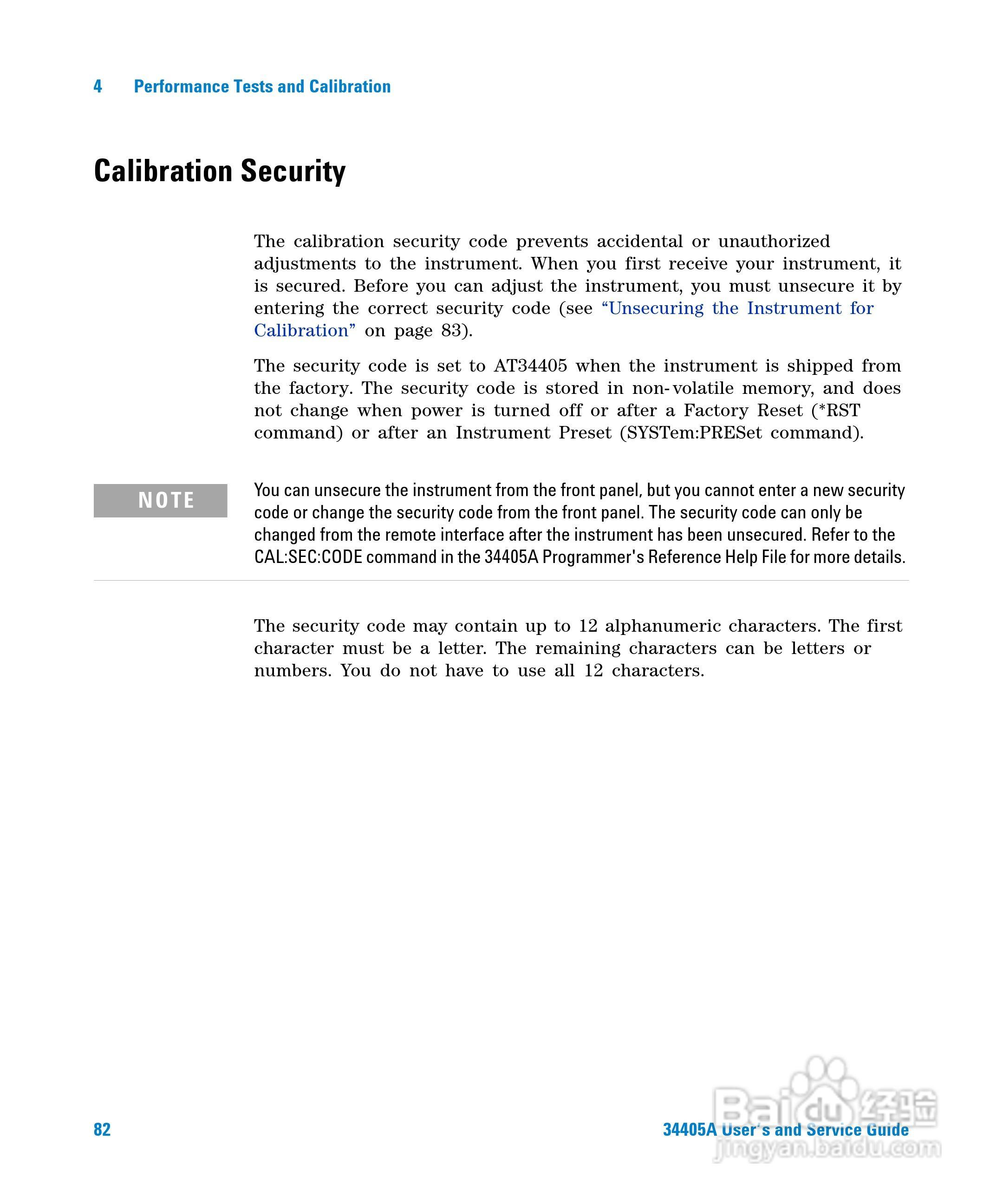安捷伦34405A数位万用电表操作手册:[9]