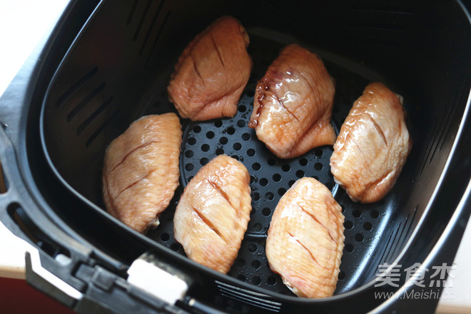 无油烤鸡翅的做法