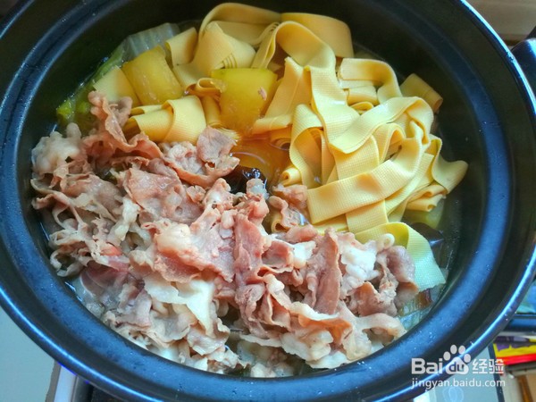 砂锅羊肉冬瓜的制作方法