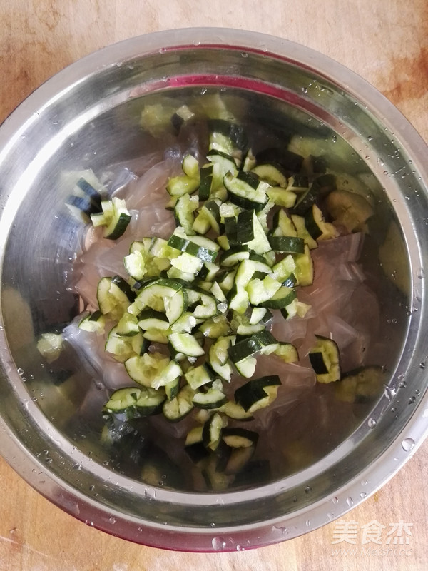 拉皮拌黄瓜的做法