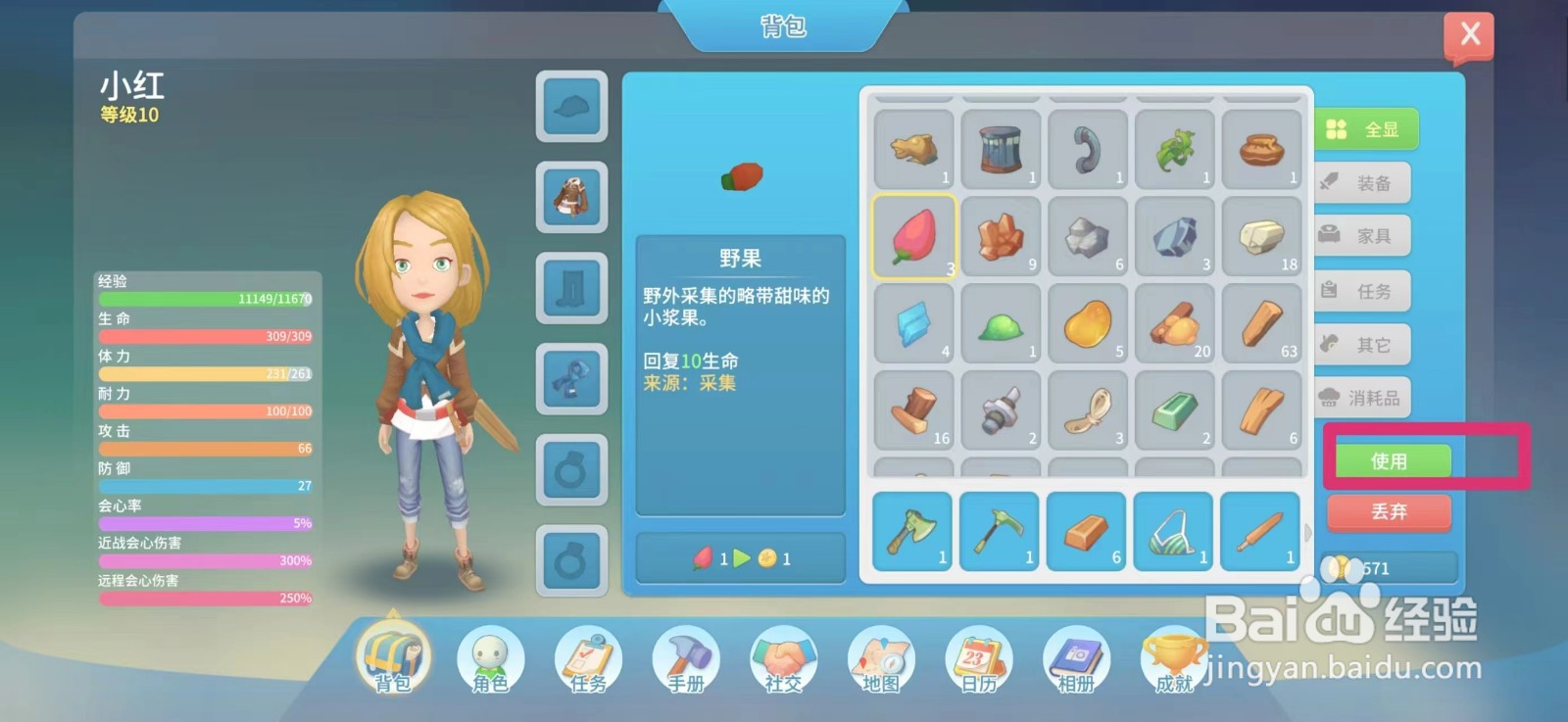 波西米亚时光如何使用野果