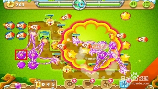 保卫萝卜2第21关金萝卜攻略