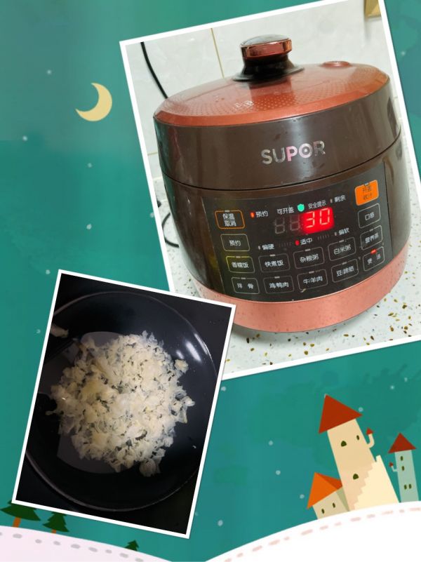 冰糖银耳红枣梨汤