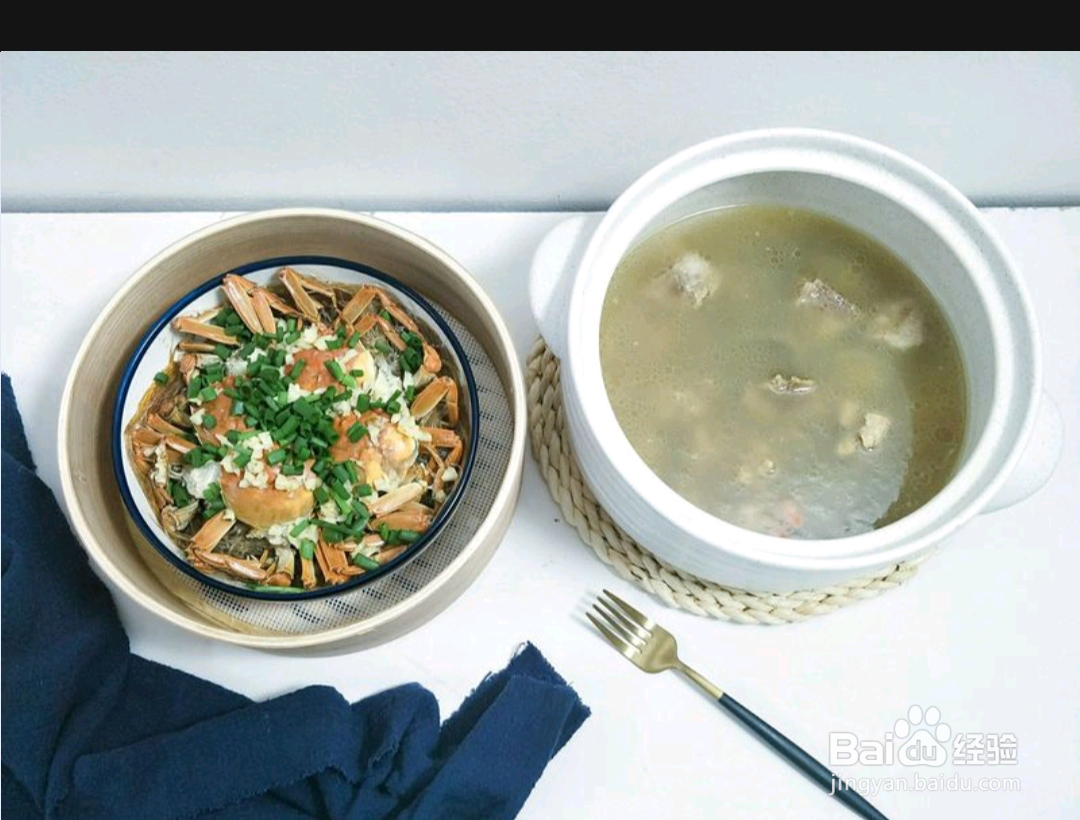 如何做出蒜蓉粉丝蒸蟹和上排炖鲍鱼