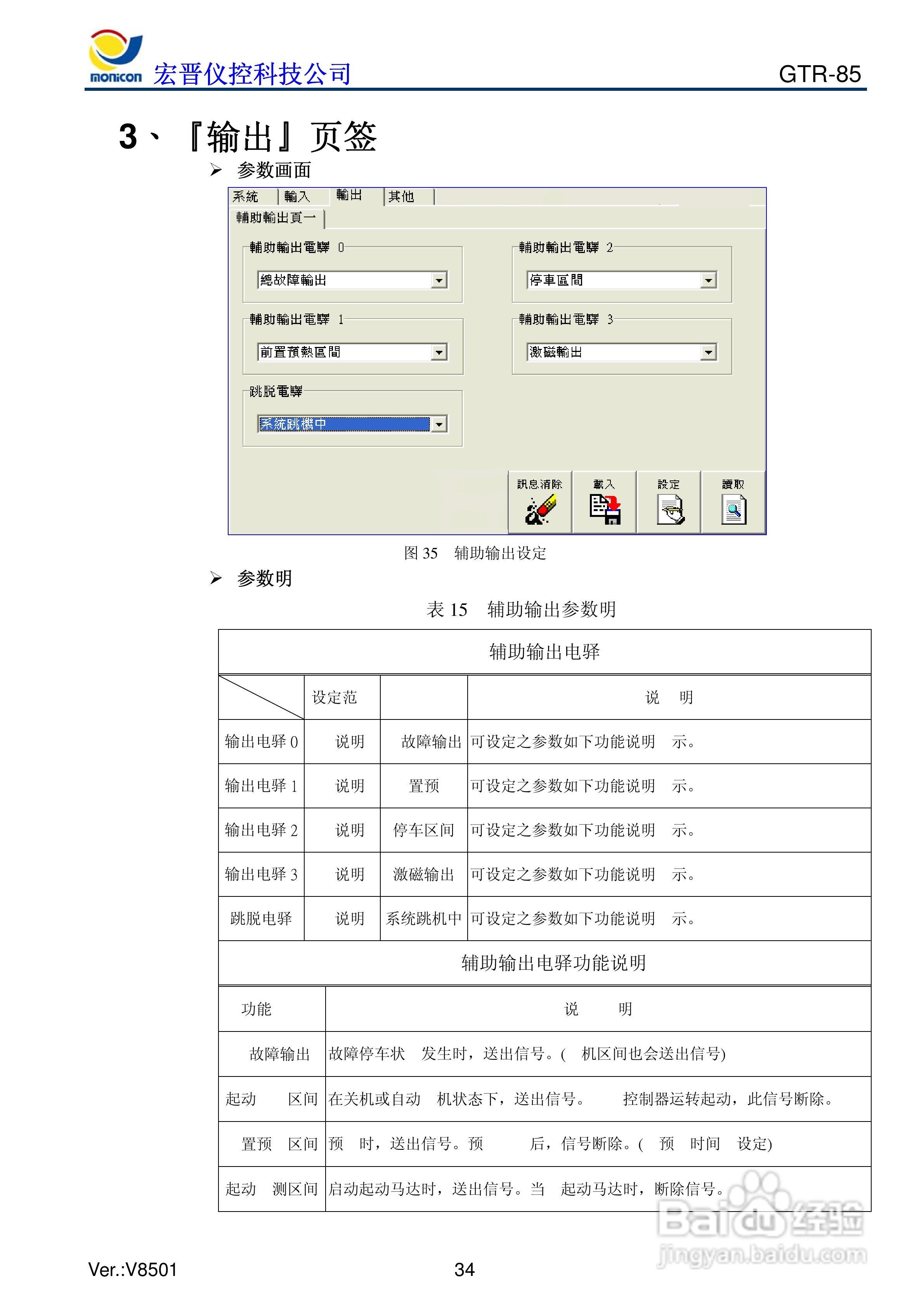 GTR-85发电机控制器说明书:[4]