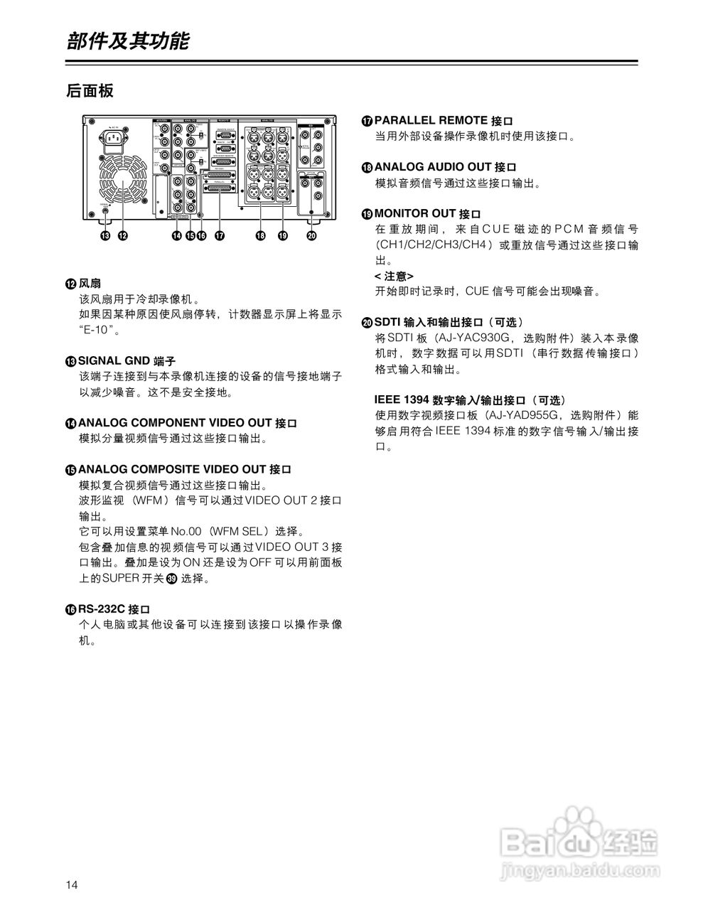 松下AJ-D930BMC数码摄像机说明书:[2]