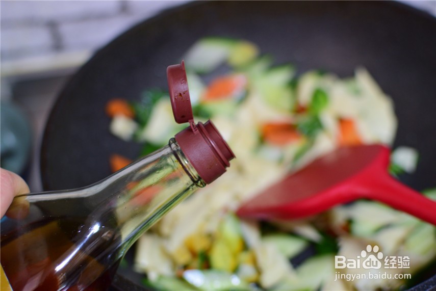 带你做黄瓜炒豆皮