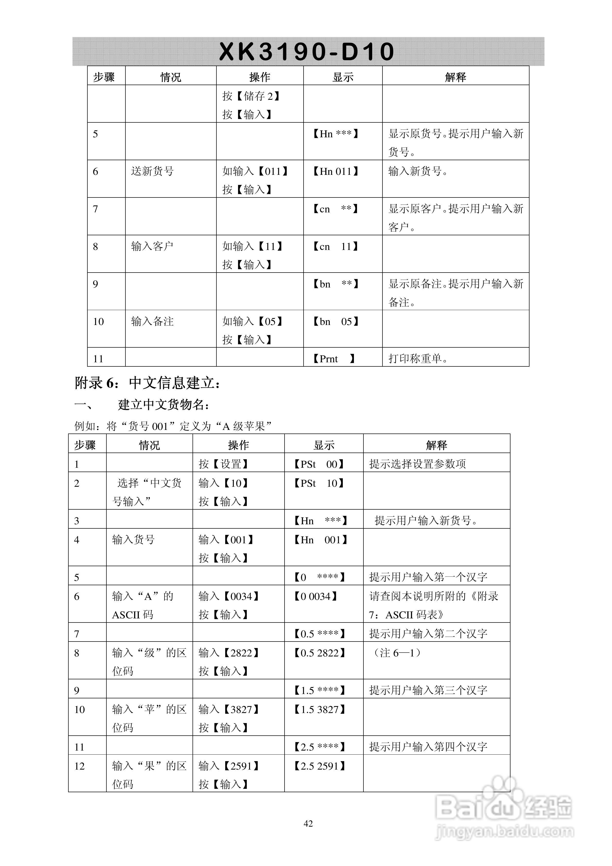 XK3190-D10型称重仪表显示器使用说明书:[5]