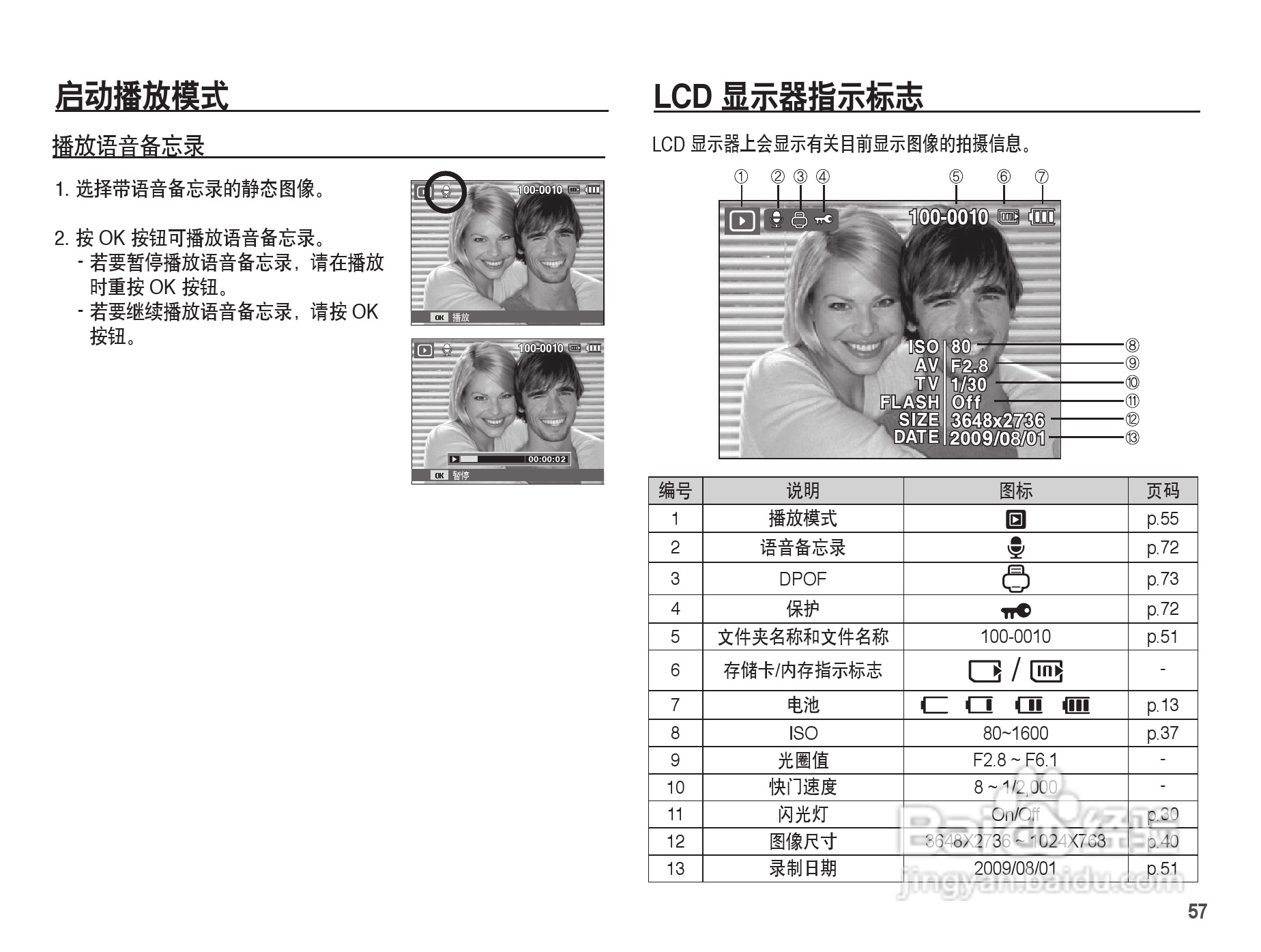 三星ES20数码相机使用说明书:[6]