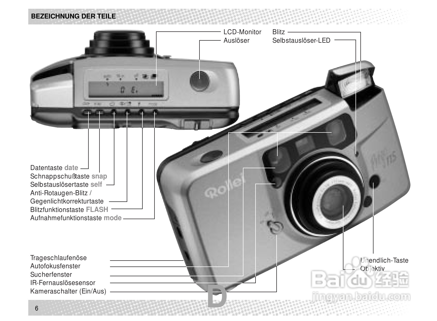 Rollei Prego 115型数码相机使用说明书:[1]