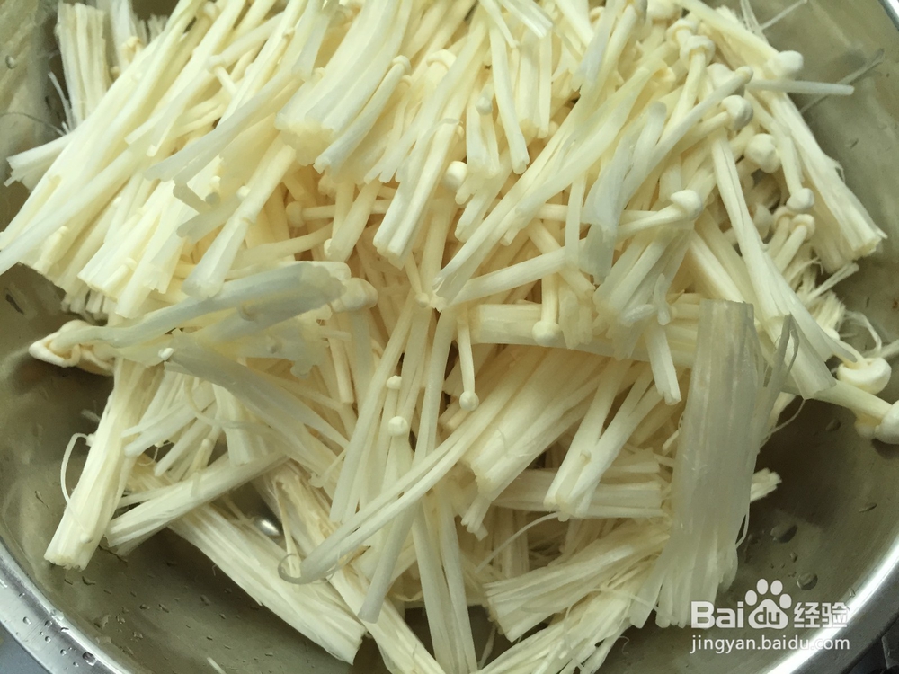 简单凉拌金针菇