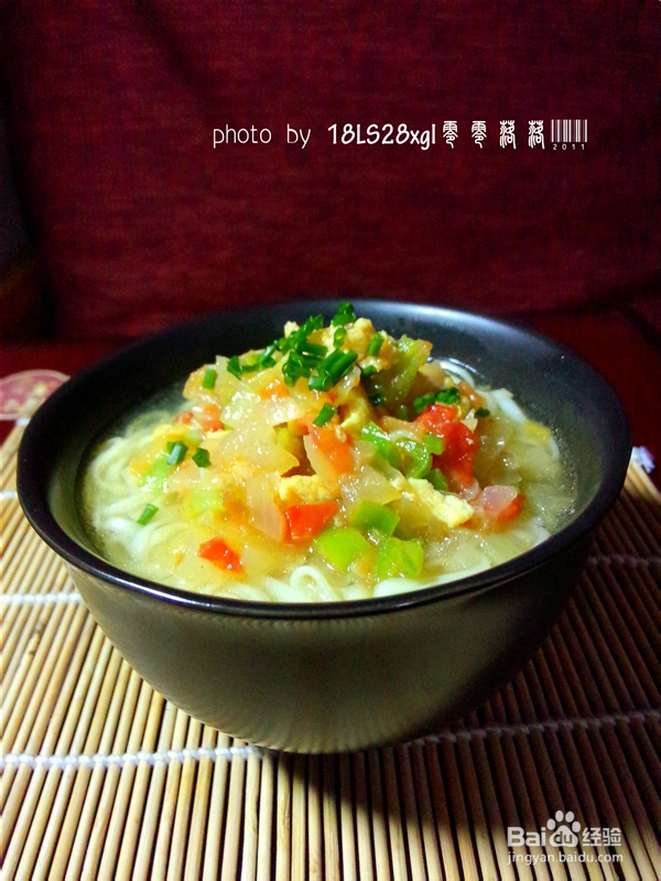 番茄洋葱打卤面