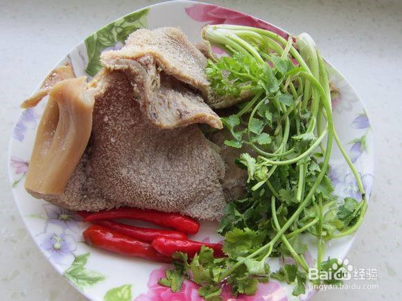 怎么做红油牛肚