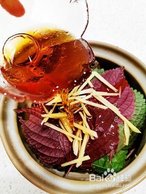 花雕酒紫苏叶蒸螃蟹的做法