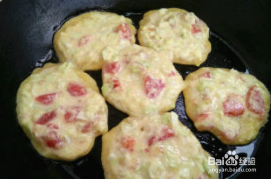 番茄鸡蛋饼制作方法