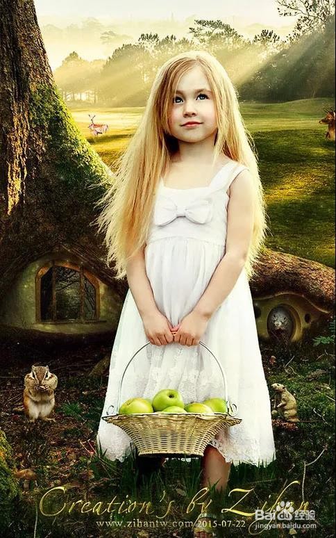 PS：合成小女孩憧憬的童话世界