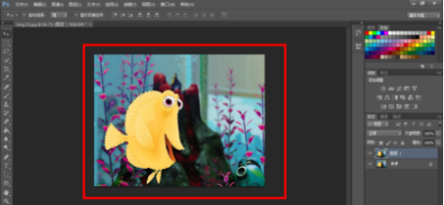ps一张照片里的某种颜色保留，其他的颜色变黑白