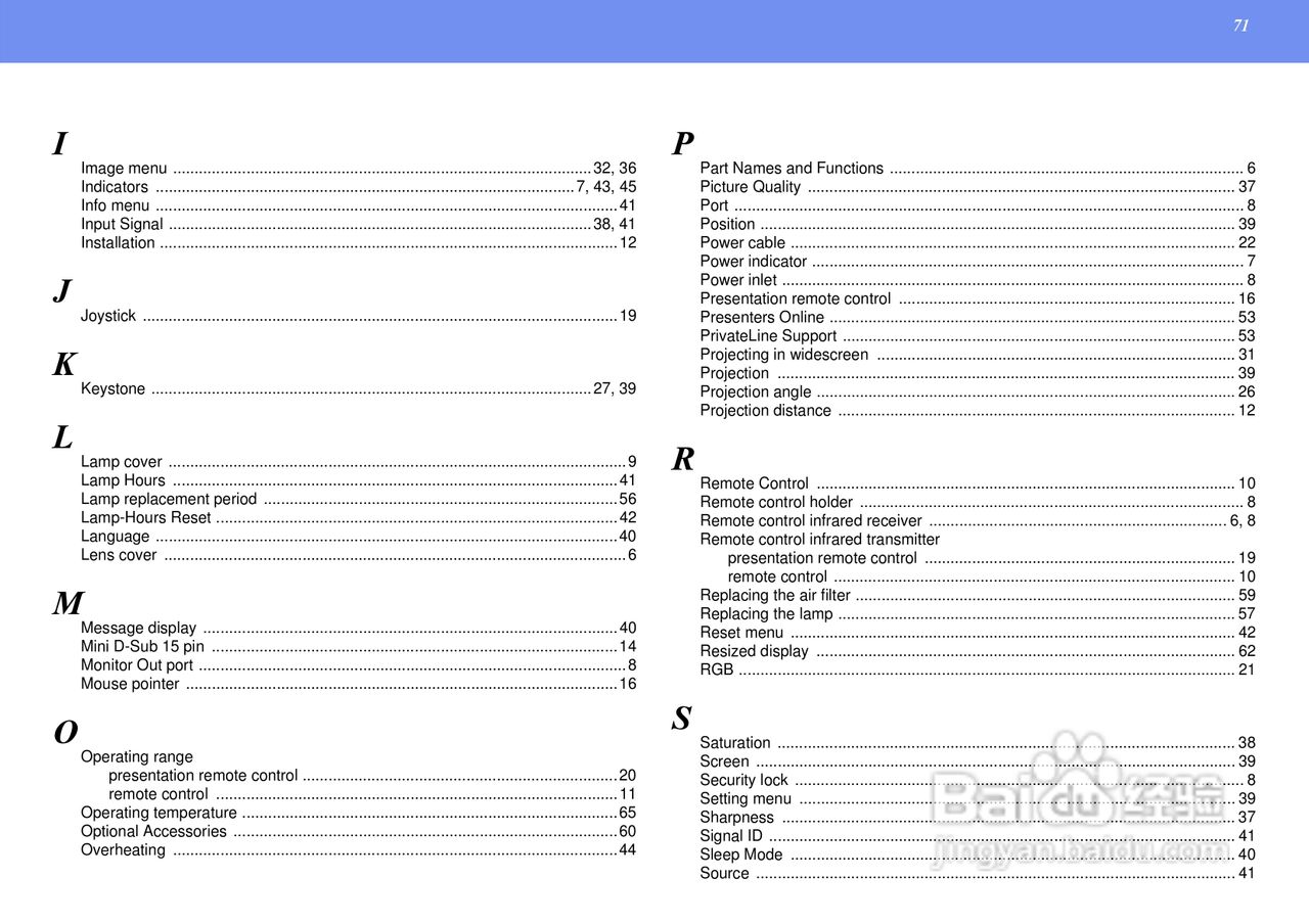爱普生PowerLite S1+投影仪使用说明书:[8]