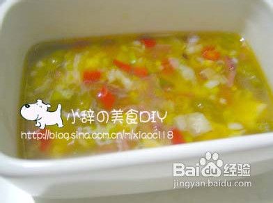 双椒熏肉汤面