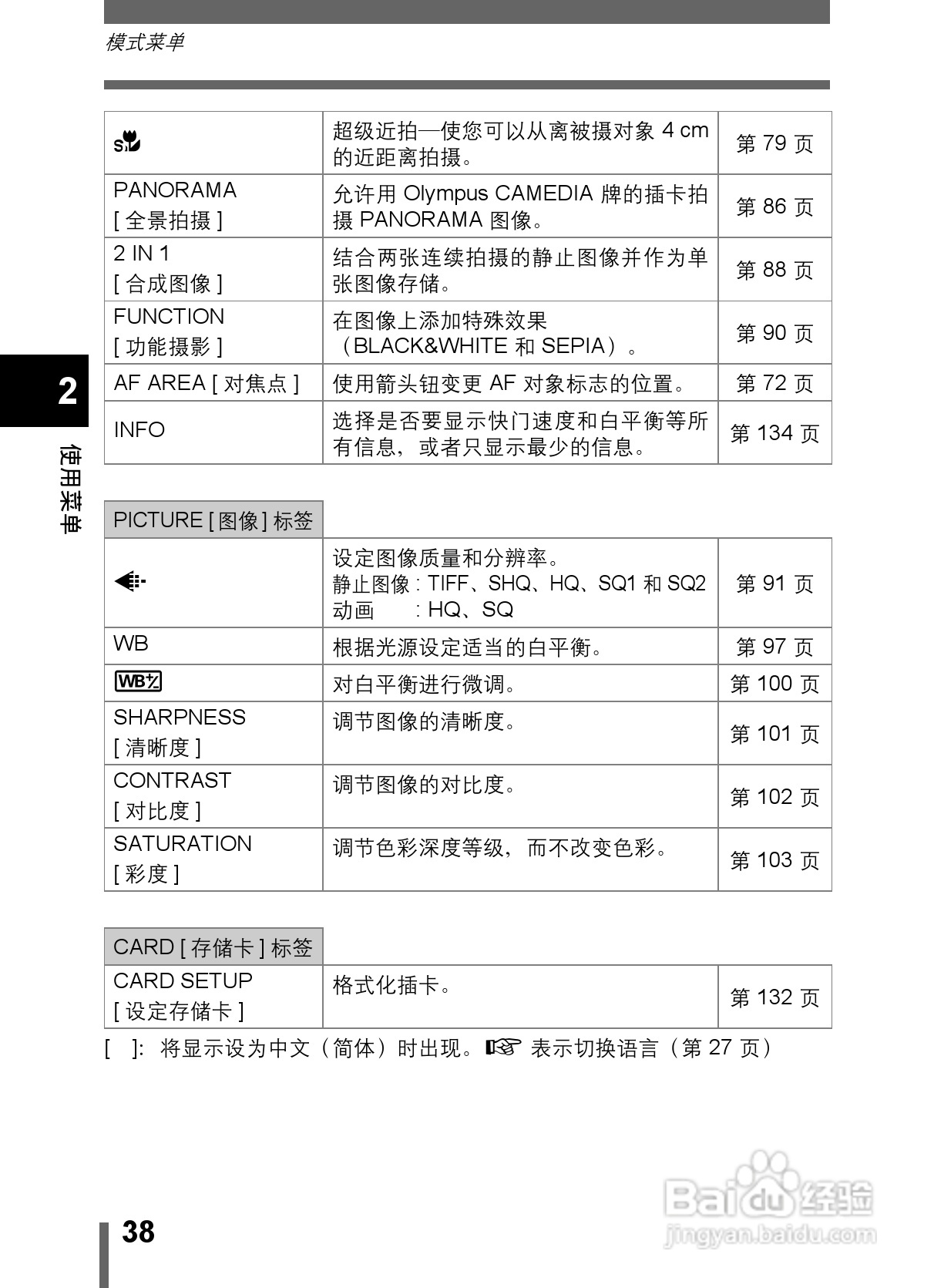 Olympus奥林巴斯C-5000数码相机说明书:[4]