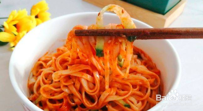 家常菜：辣拌面