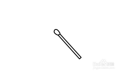 如何画出一根燃烧的火柴简笔画?