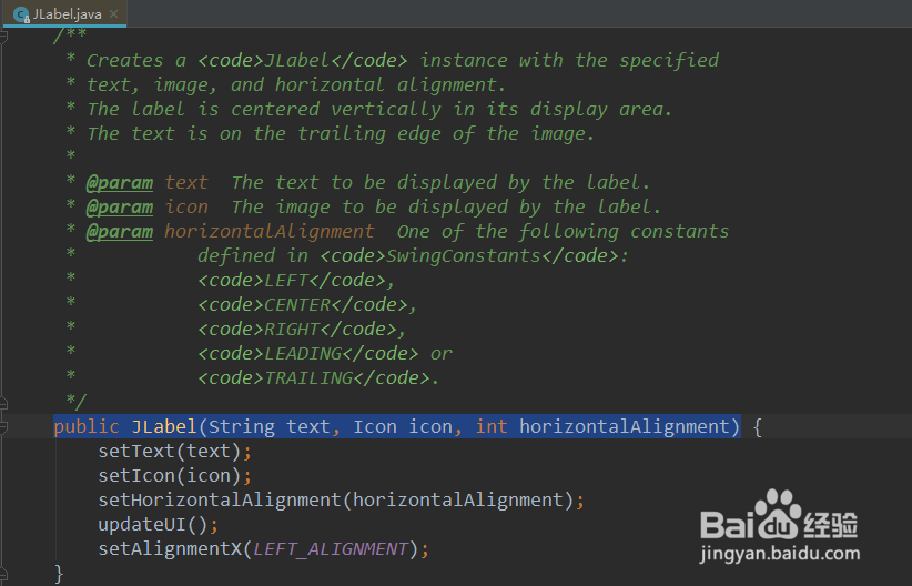 <b>java基础13.3.1 Swing标签的使用JLable</b>