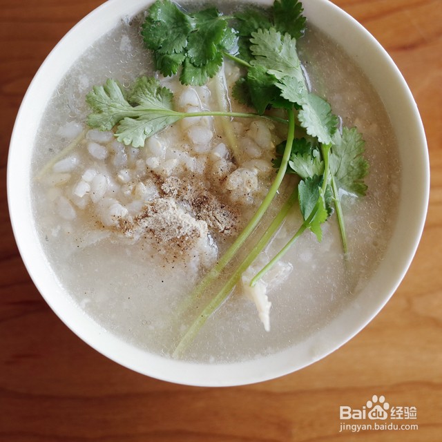 减脂餐之鱼腩糙米粥