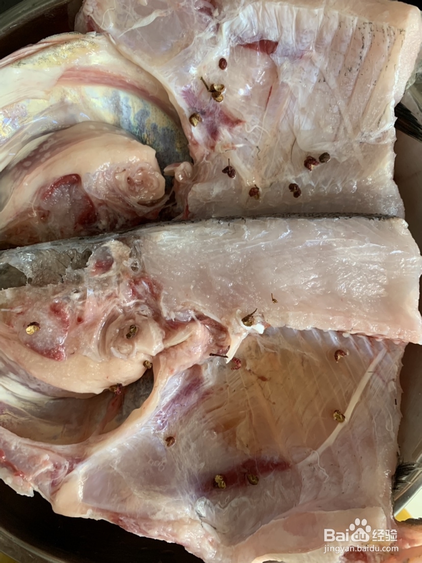 简单家常双椒鱼头