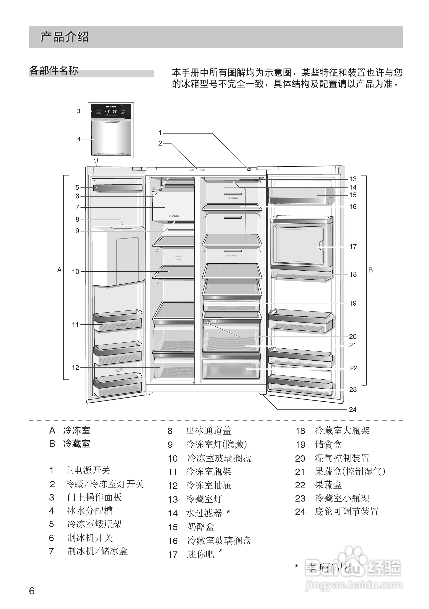 西门子ka63dv21ti电冰箱使用说明书 [1]