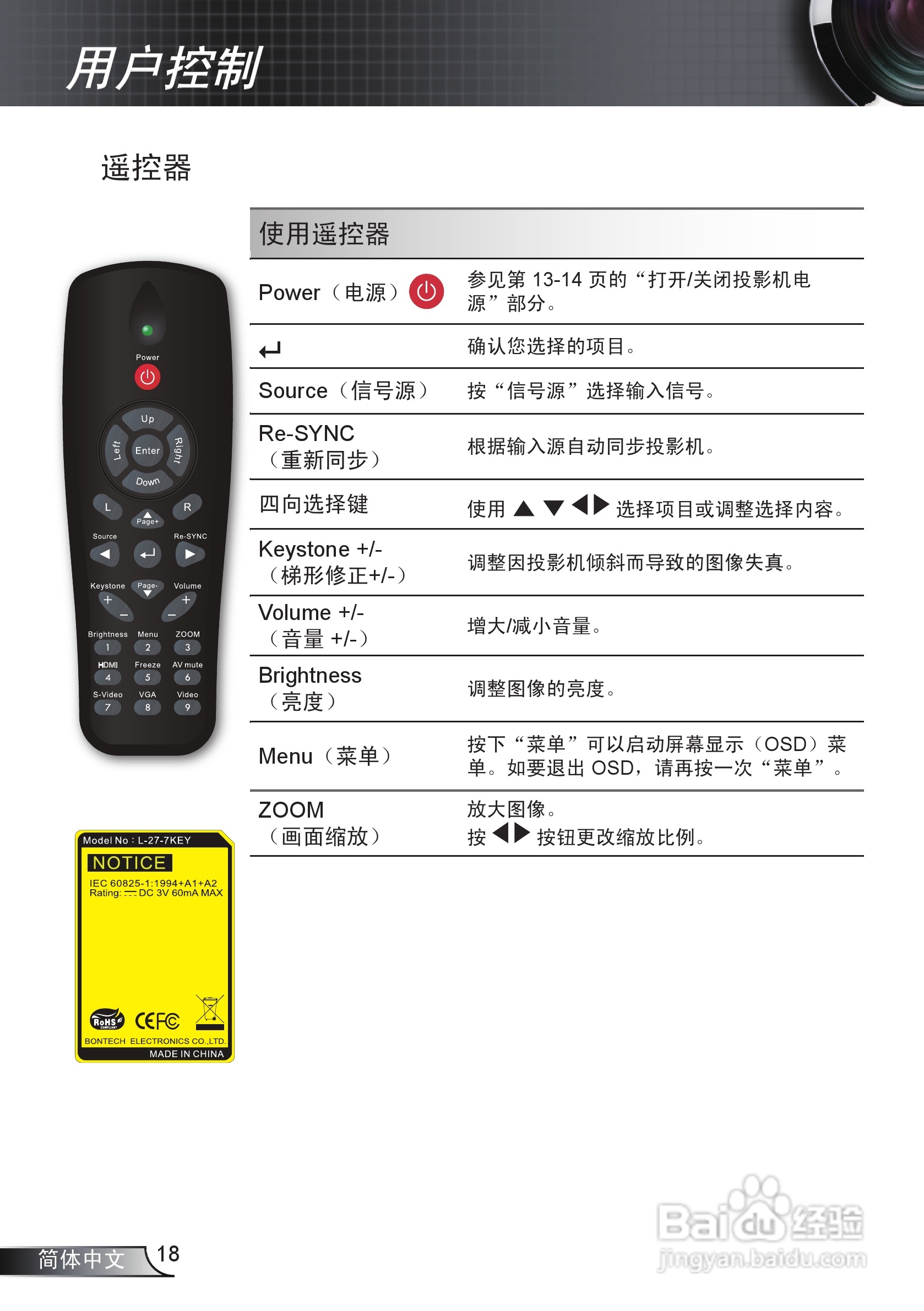 奥图码IS500投影机使用说明书:[2]