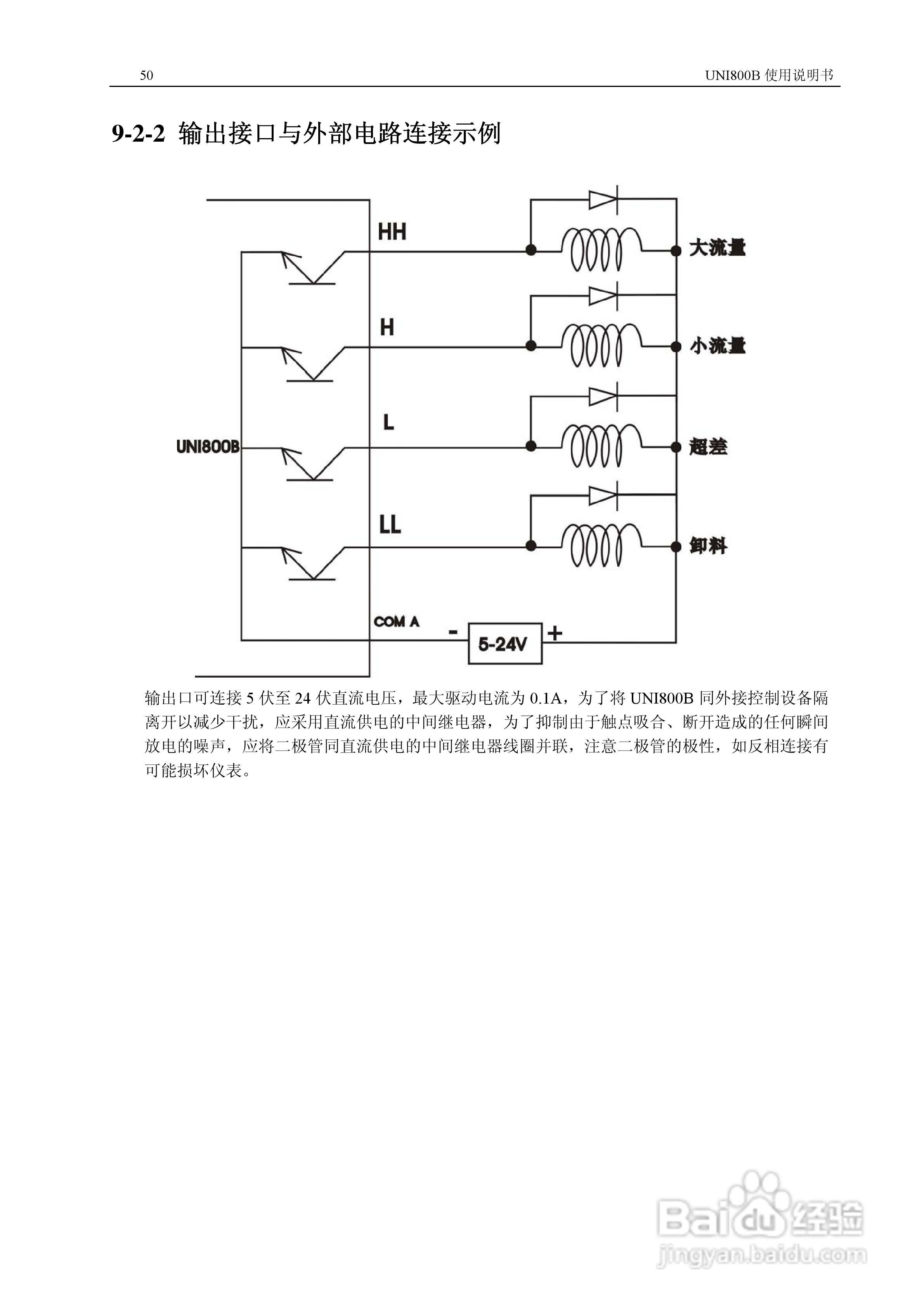 UNI 800B定量秤控制仪使用说明书:[5]