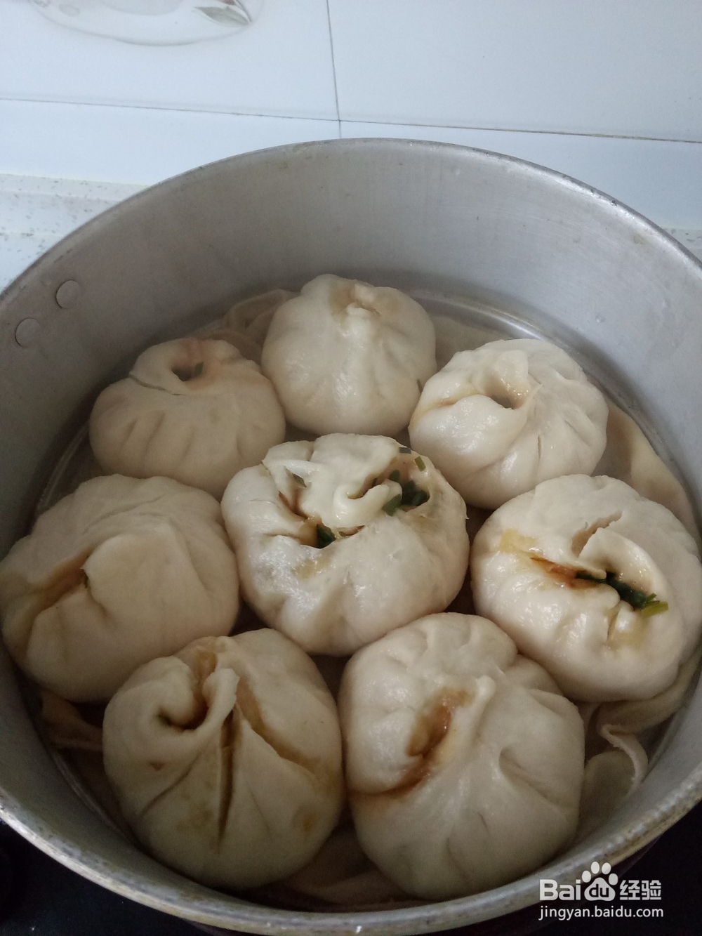 韭菜鸡蛋虾皮包