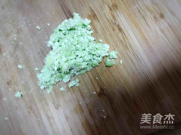 青豆肉末粥的做法