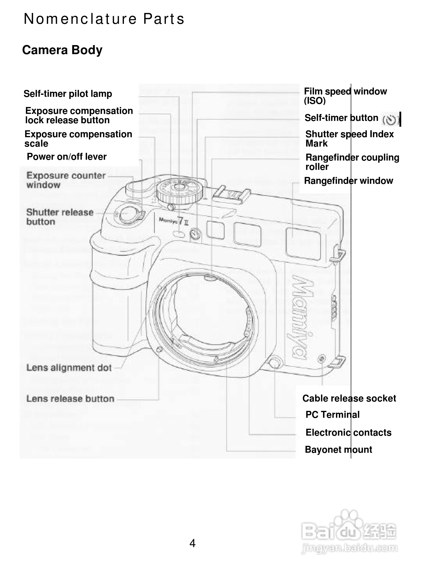 Mamiya 7II数码相机说明书:[1]