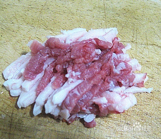 好吃的家常菜——胡萝卜肉三丝