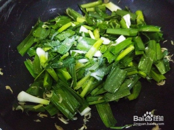 教你做虾皮炒青蒜